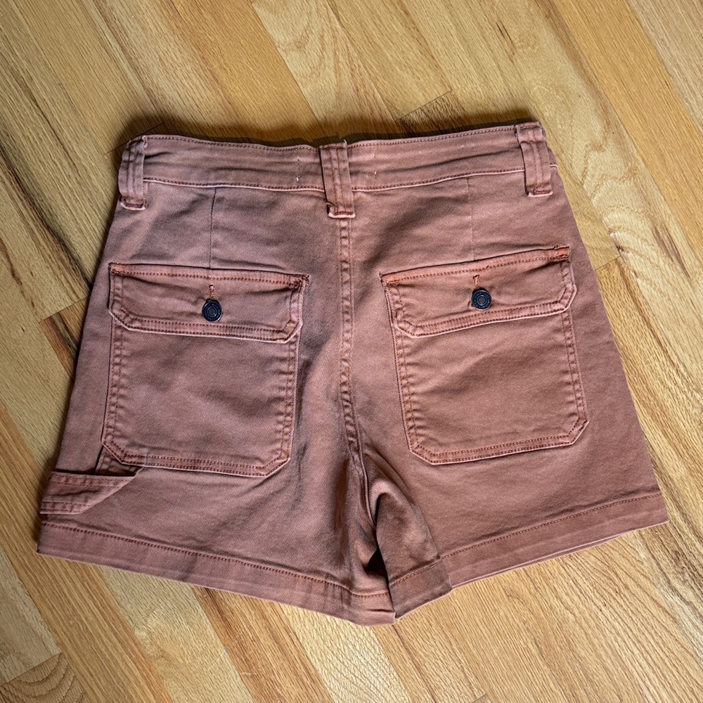 Mauve Women's Cargo Shorts - Picture 2 of 2